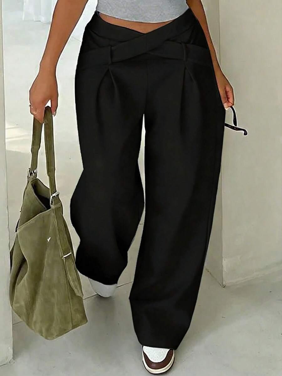 SHEIN CZARNE SPODNIE DRESOWE S09__48