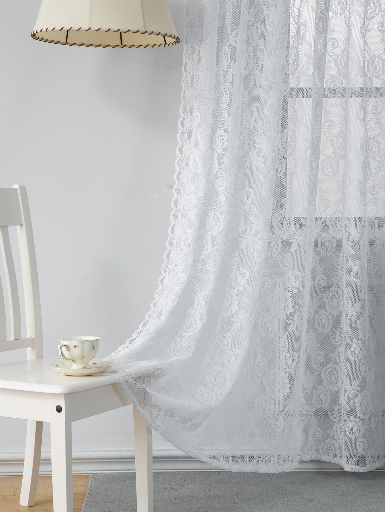 SHEIN BIAŁA FIRANKA TUNEL S07__100X140CM