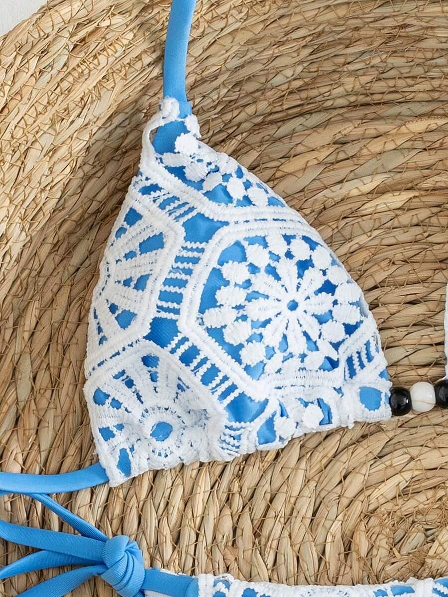SHEIN DWUCZĘŚCIOWY STRÓJ KĄPIELOWY S09__M