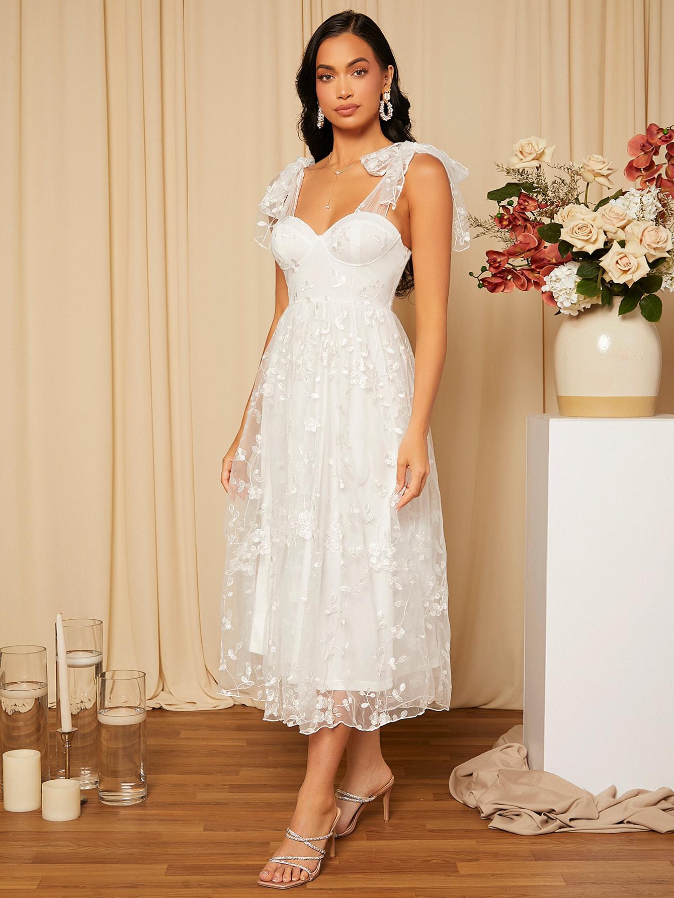 SHEIN BIAŁA SUKNIA ŚLUBNA S06__38