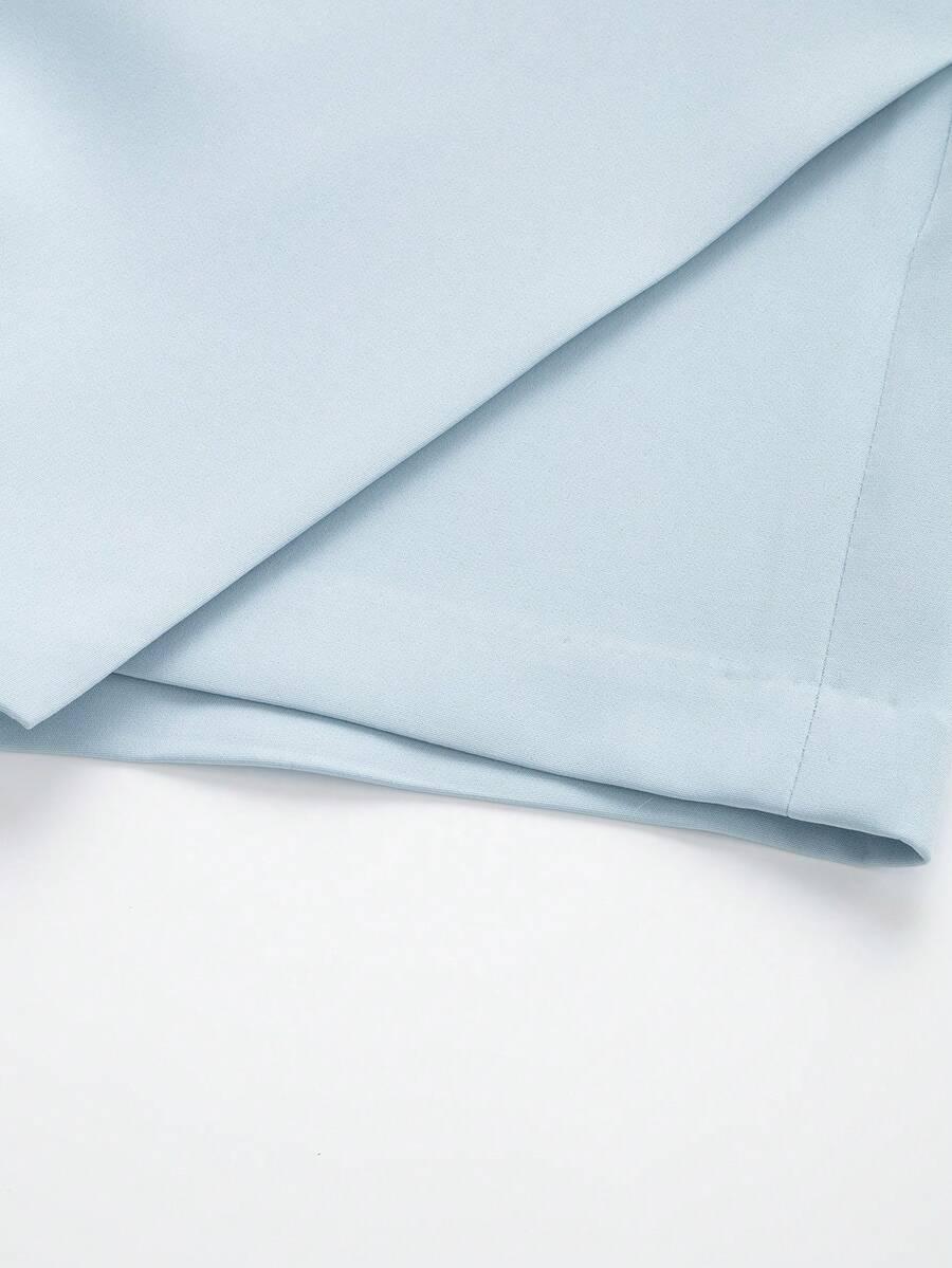 SHEIN NIEBIESKIE SPÓDNICO-SPODENKI ZAMEK PK01__L