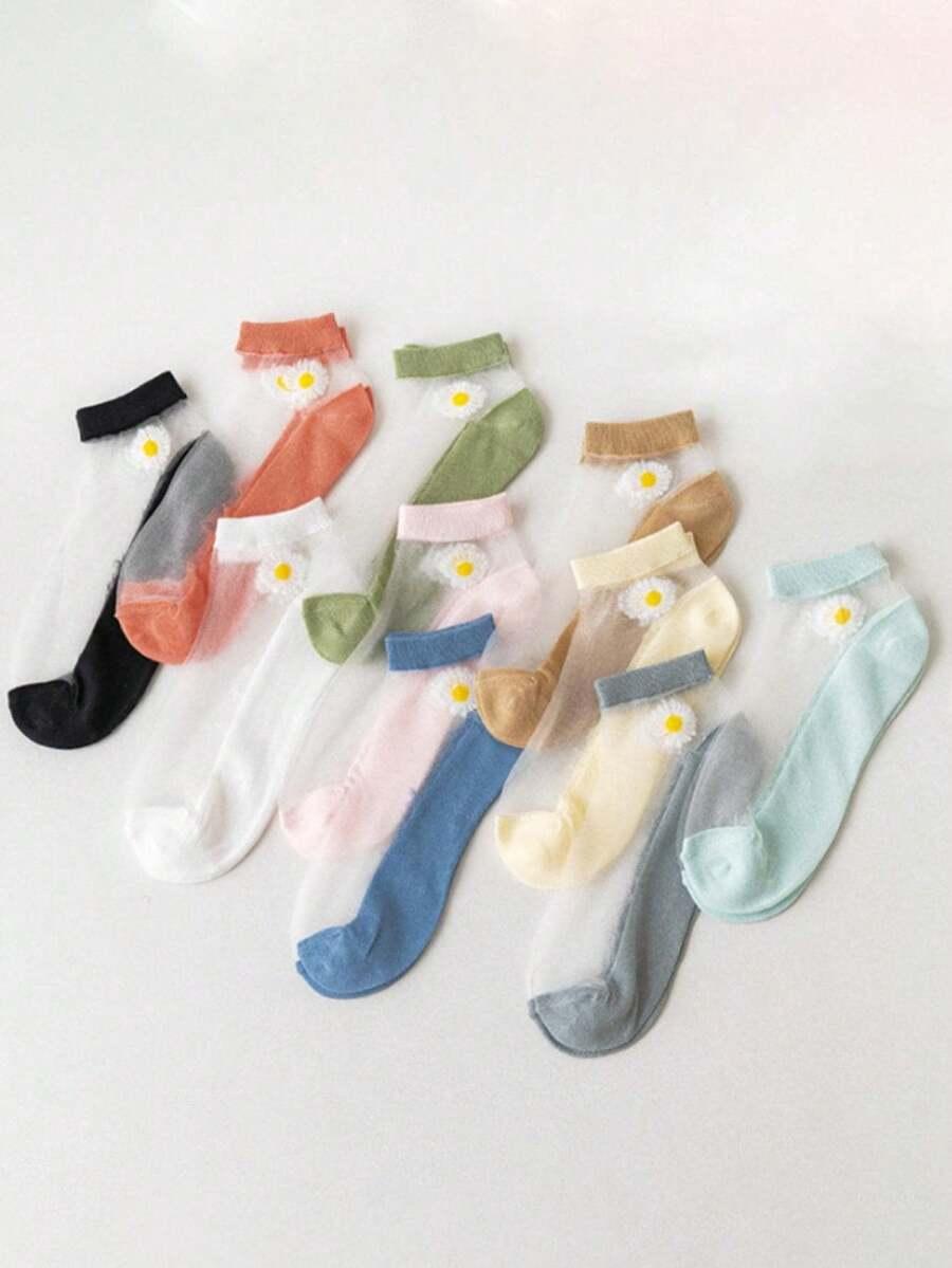SHEIN SKARPETY WZÓR 10-PACK S07__OS