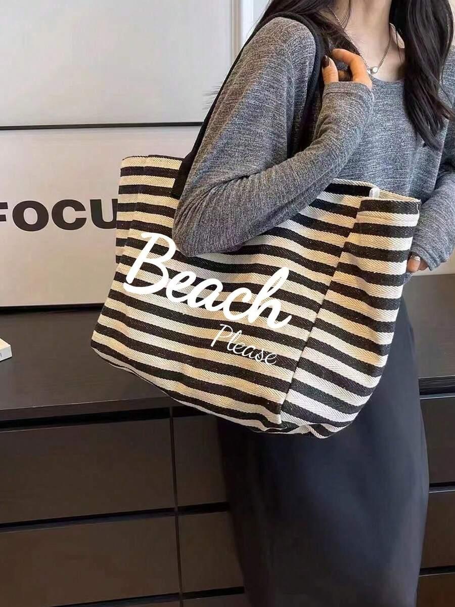 SHEIN KOLOROWA TORBA PLAŻOWA S07__30,5X26,5CM