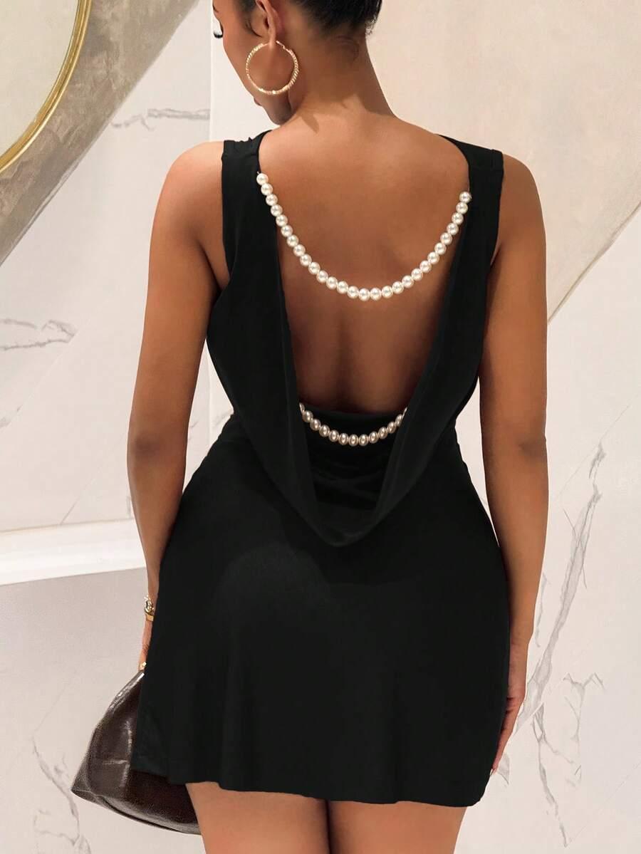 SLAYDIVA CZARNA MINI SUKIENKA S06__XXL