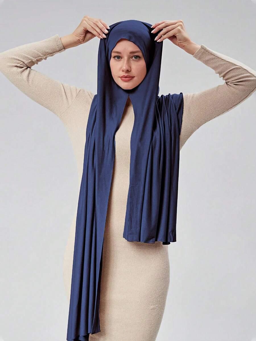 SHEIN NIEBIESKA CHUSTA NA GŁOWĘ S07
