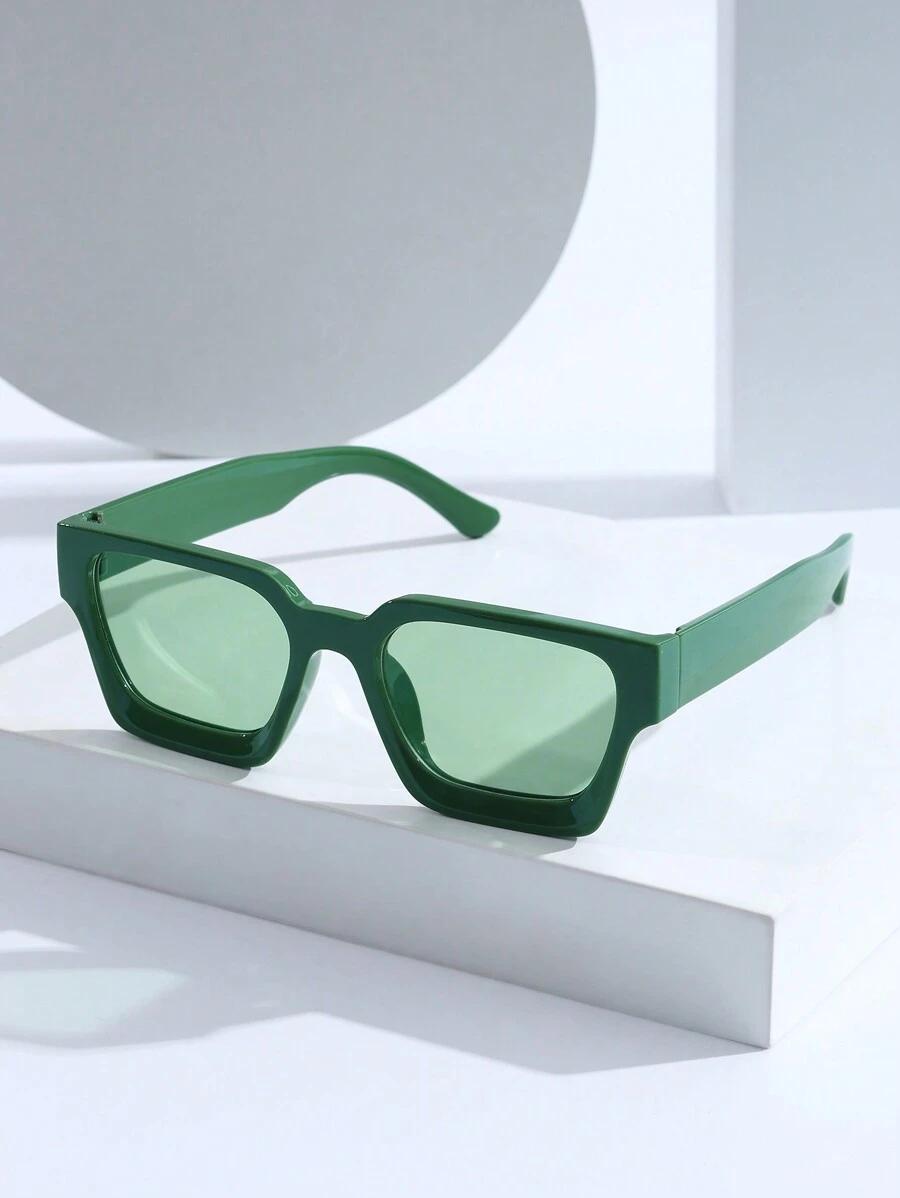 SHEIN ZIELONE OKULARY PRZECIWSŁONECZNE S07