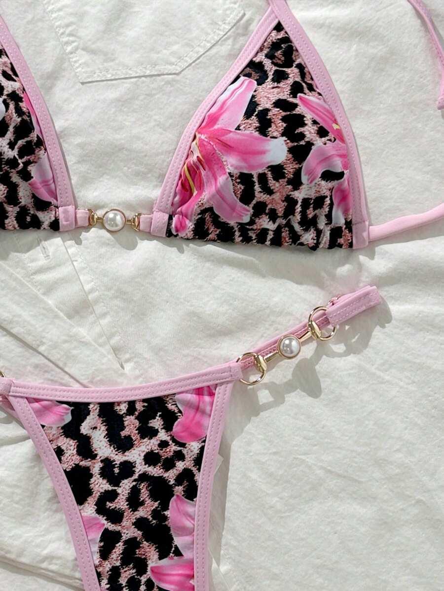 SWIM MOD DWUCZĘŚCIOWY STRÓJ KĄPIELOWY ANIMAL PRINT S09__S