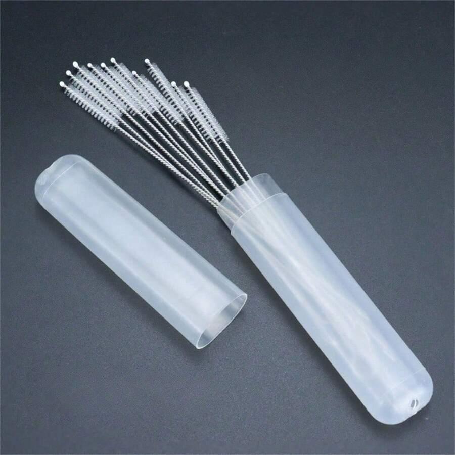 SHEIN ZESTAW SZCZOTECZEK DO CZYSZCZENIA SŁOMEK S07__10-PACK