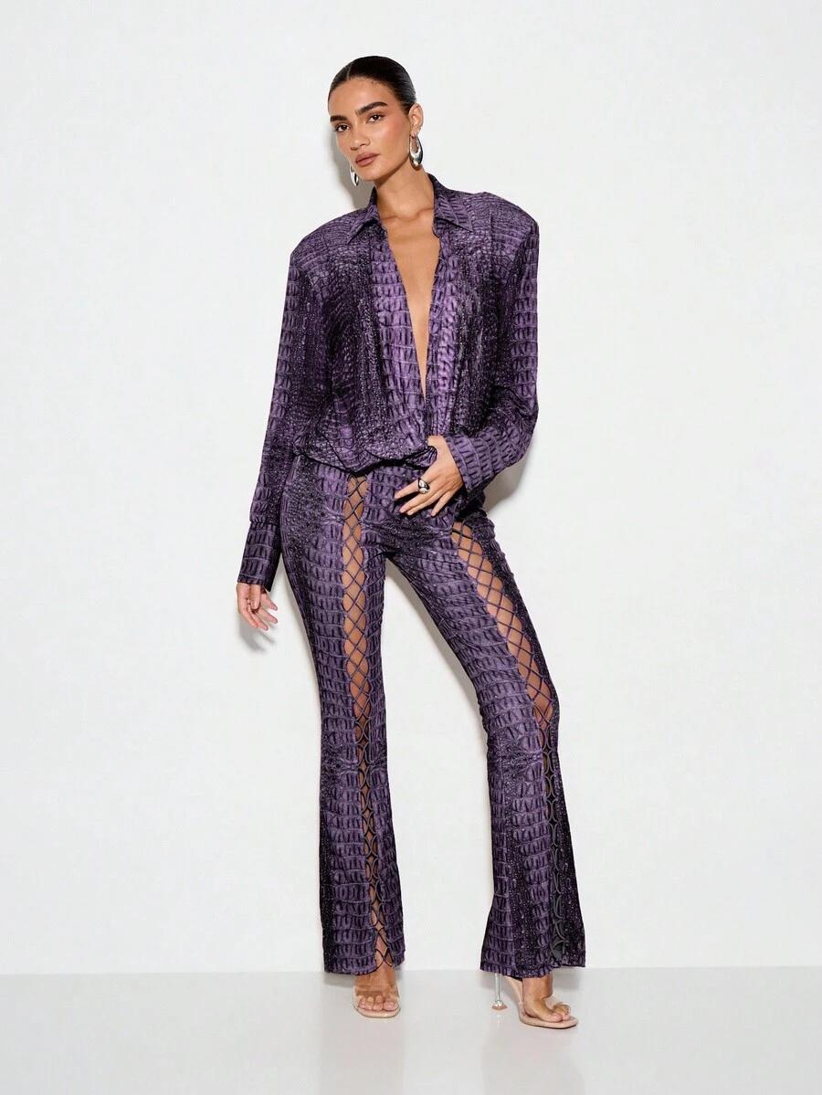 KIZN FIOLETOWE BODY WZÓR S06__M