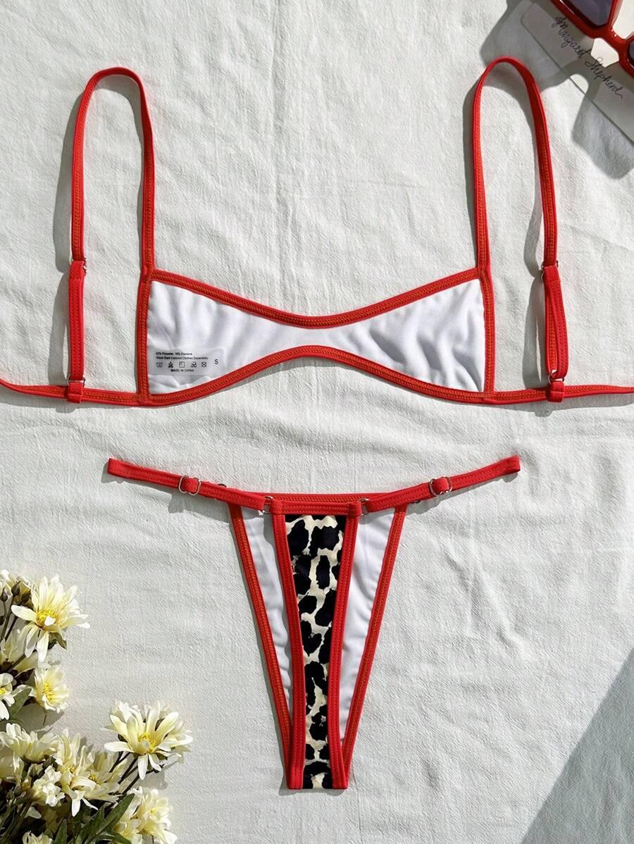 SHEIN DWUCZĘŚCIOWY STRÓJ KĄPIELOWY S09__M