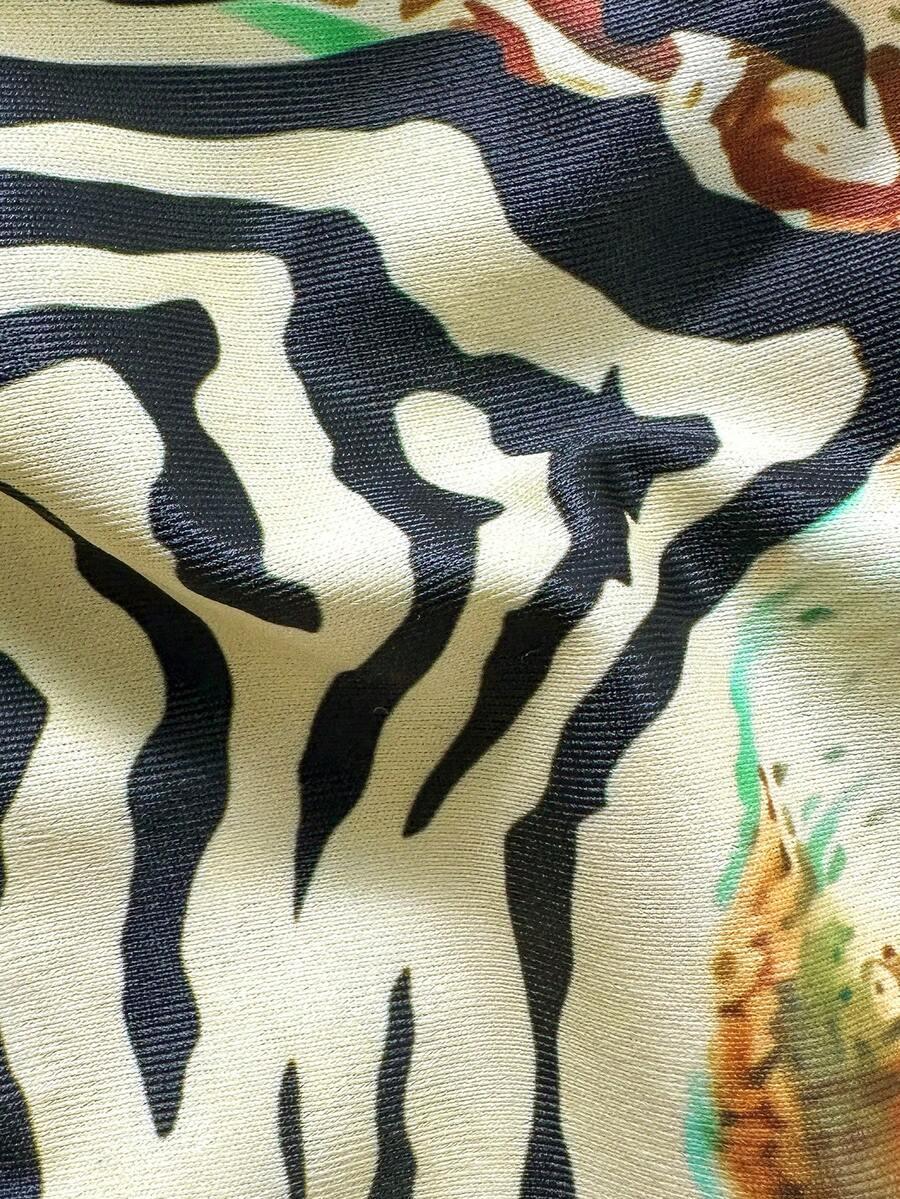 SWIM VCAY TRZYCZĘŚCIOWY KOMPLET BIKINI PRINT S09__L