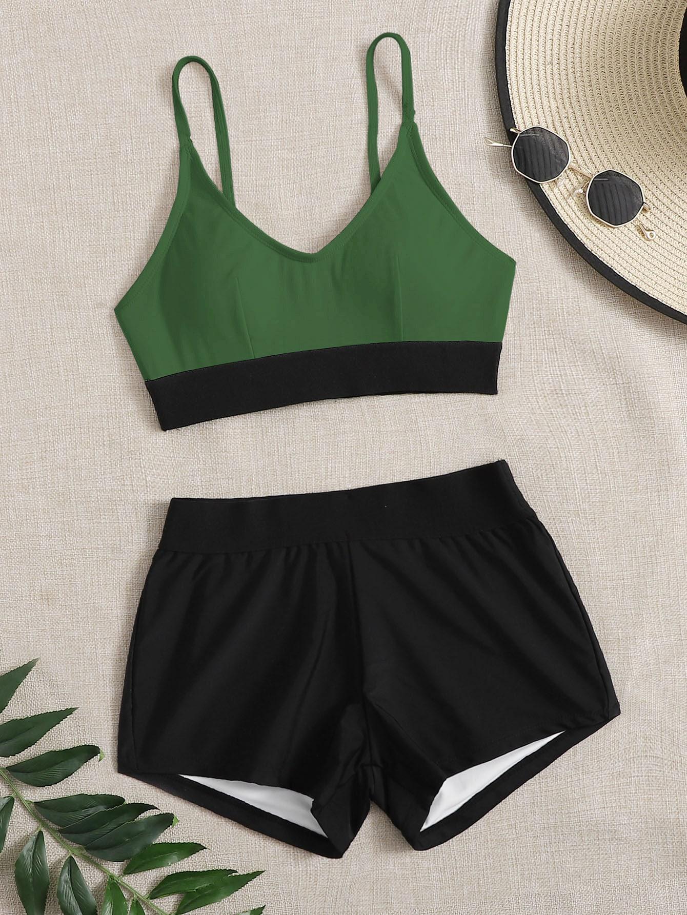 SHEIN DWUCZĘŚCIOWY STRÓJ KĄPIELOWY S09__S
