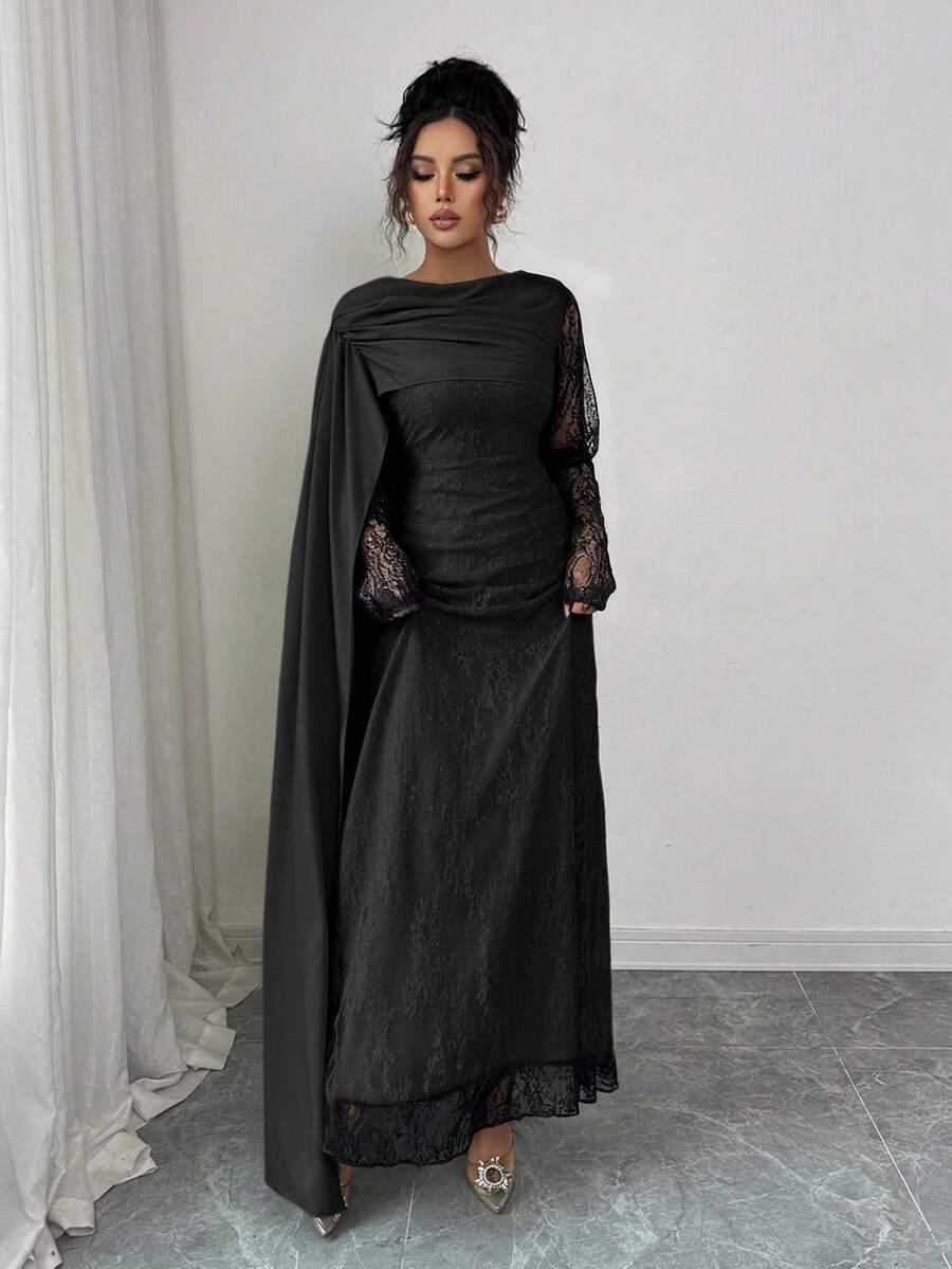 ELENZGA CZARNA MAXI SUKIENKA S06__M