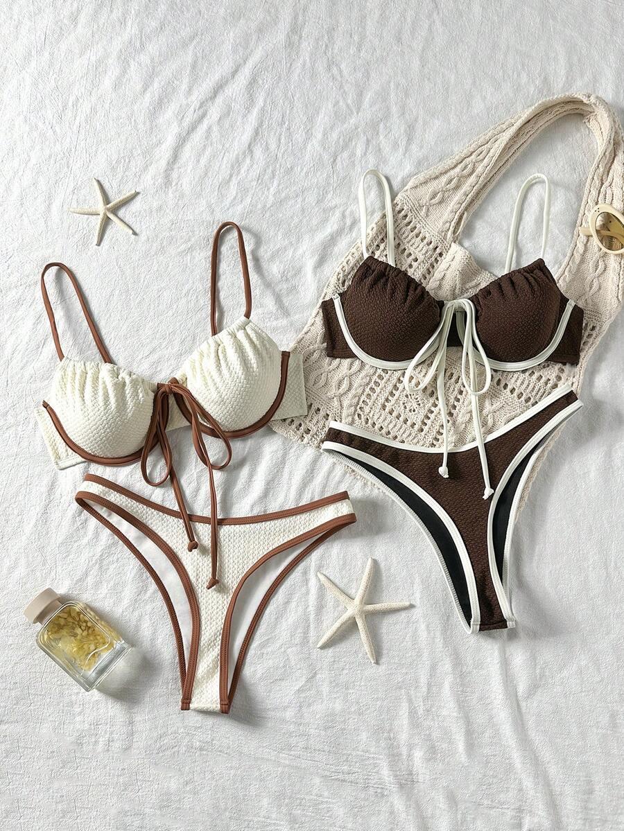 SHEIN DWUCZĘŚCIOWY STRÓJ KĄPIELOWY 2-PACK S09__S