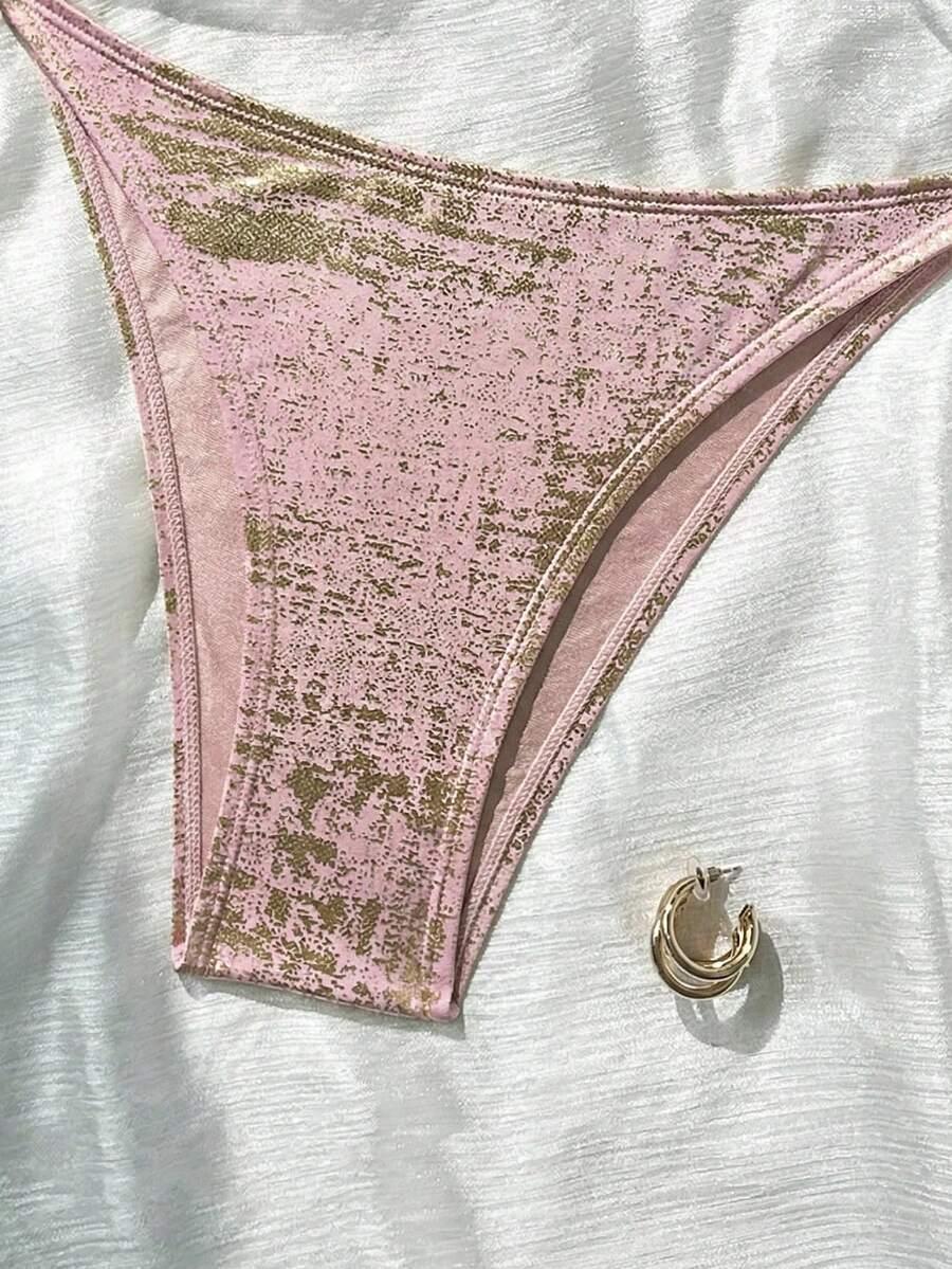 SHEIN DÓŁ OD BIKINI WIĄZANIE S06__M