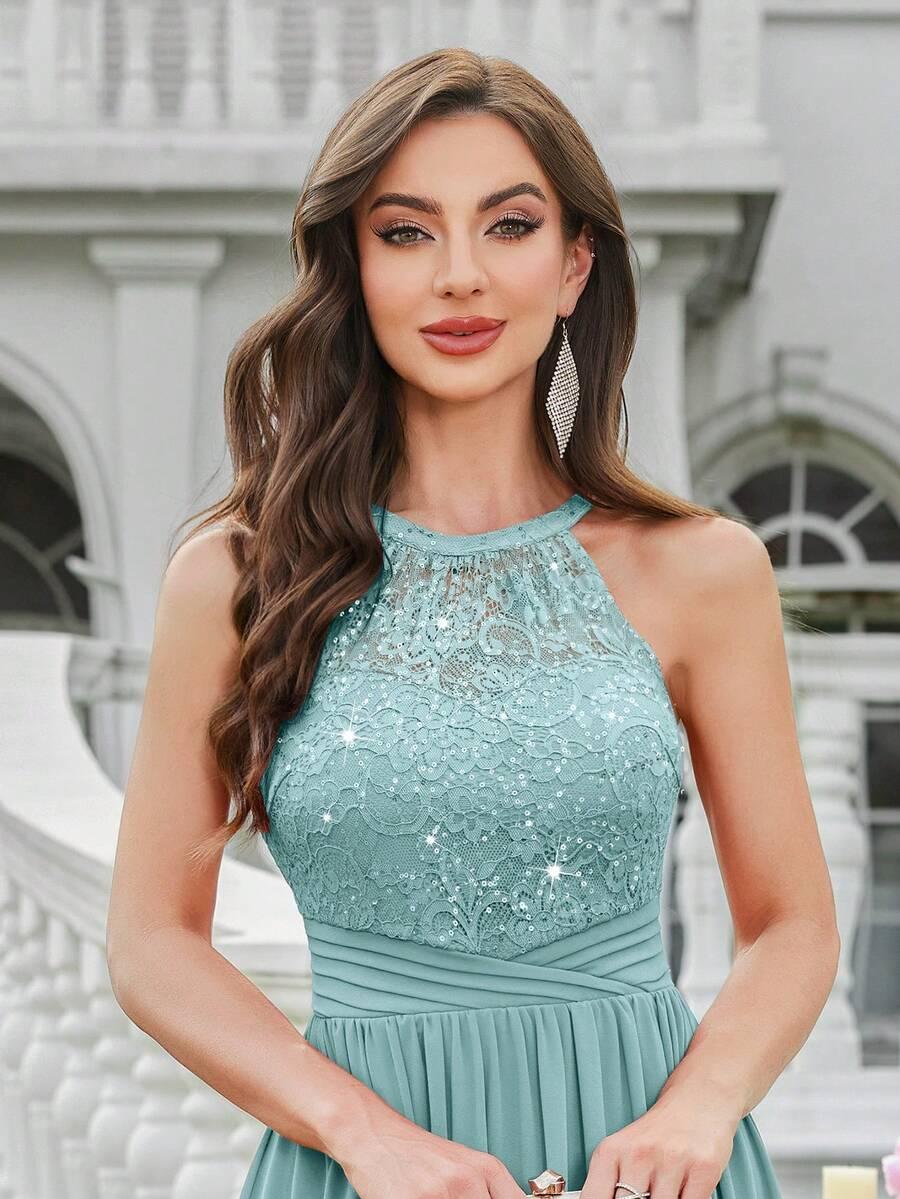 MIUSOL NIEBIESKA MAXI SUKIENKA S06__XL