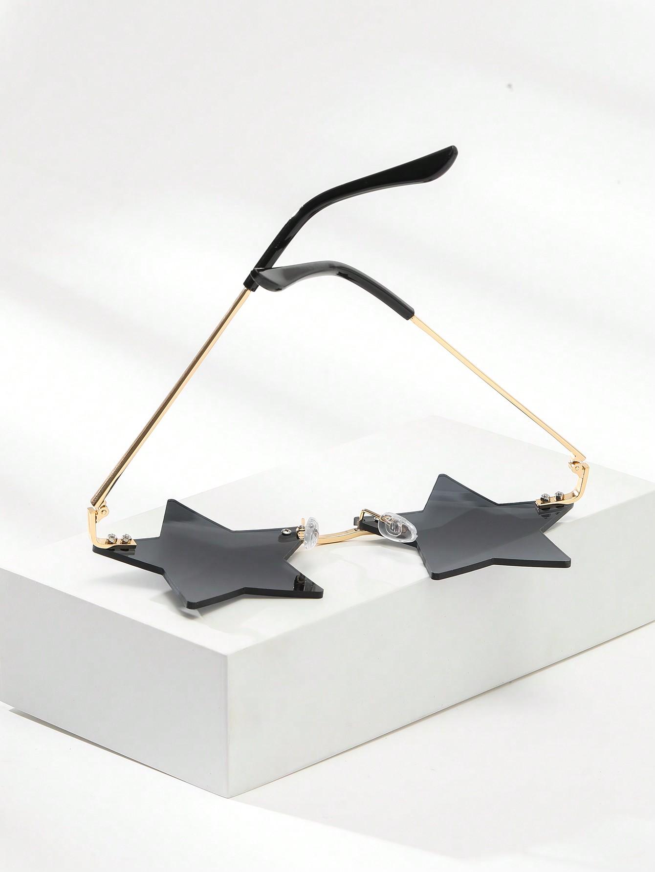 SHEIN OKULARY PRZECIWSŁONECZNE GWIAZDKI S07__