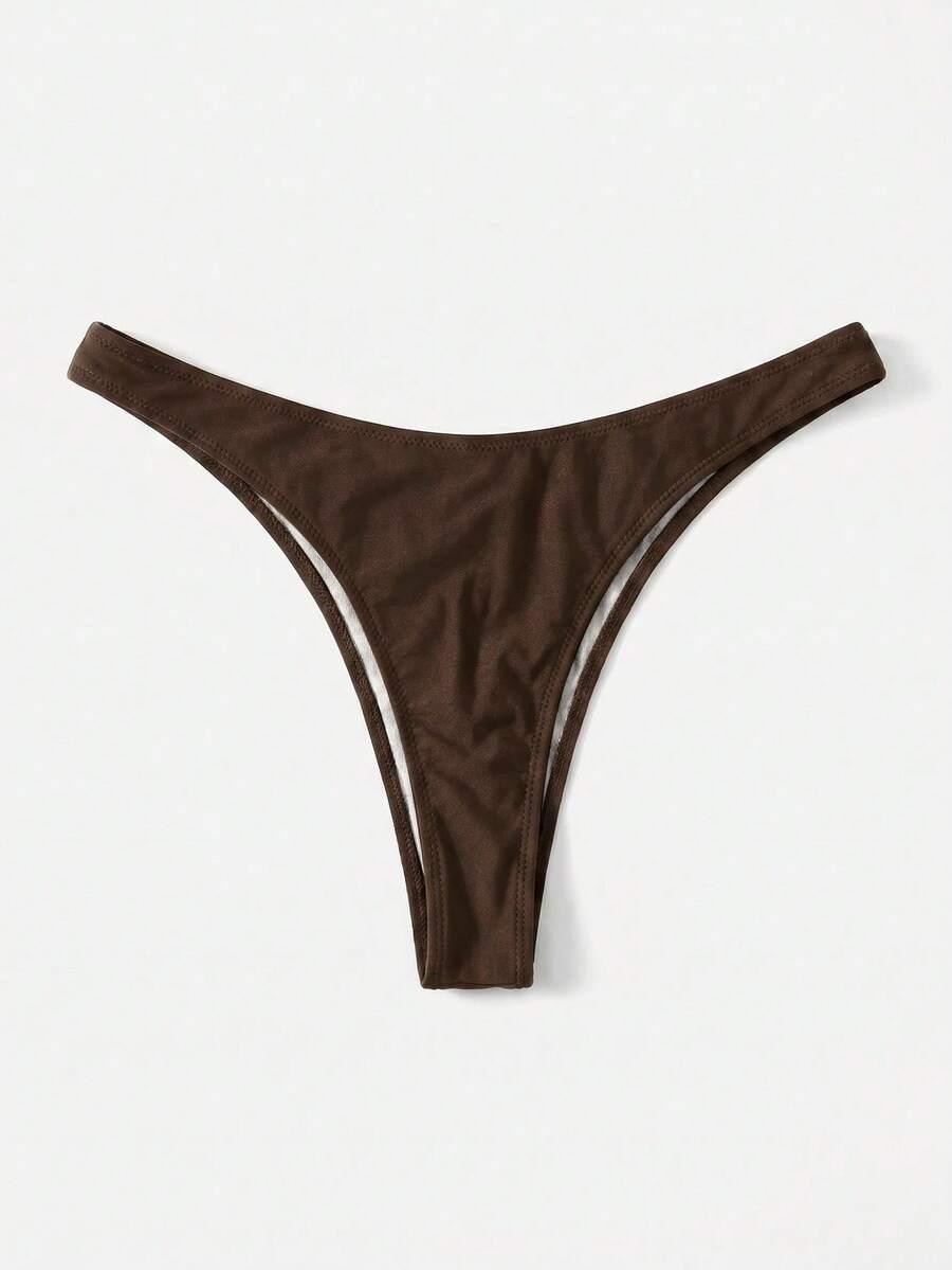 SWIM BASICS BRĄZOWY DÓŁ OD BIKINI S09__S