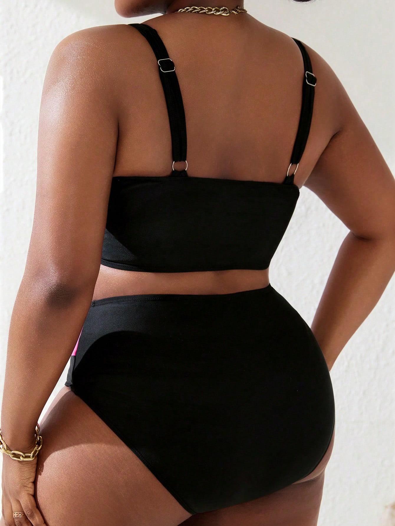 SHEIN DWUCZĘŚCIOWY STRÓJ KĄPIELOWY S09__52