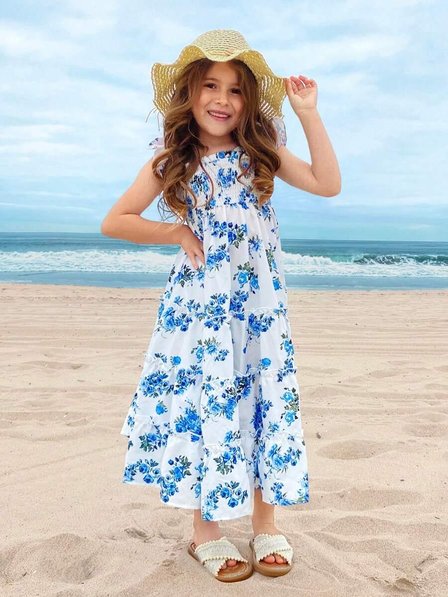 SHEIN SUKIENKA WZÓR KWIATY 116-122