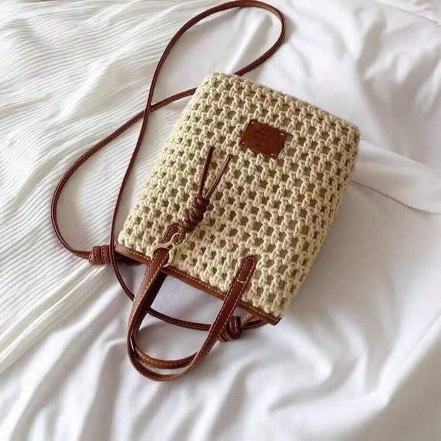 SHEIN BEŻOWA TOREBKA NA RAMIĘ S07__19X19
