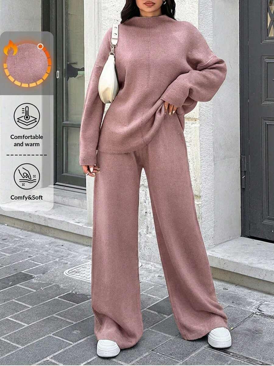 SHEIN SWETER SPODNIE KOMPLET S06__S