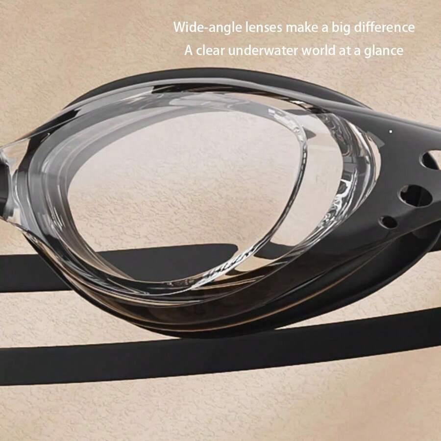 SHEIN CZARNE OKULARY DO PŁYWANIA S07