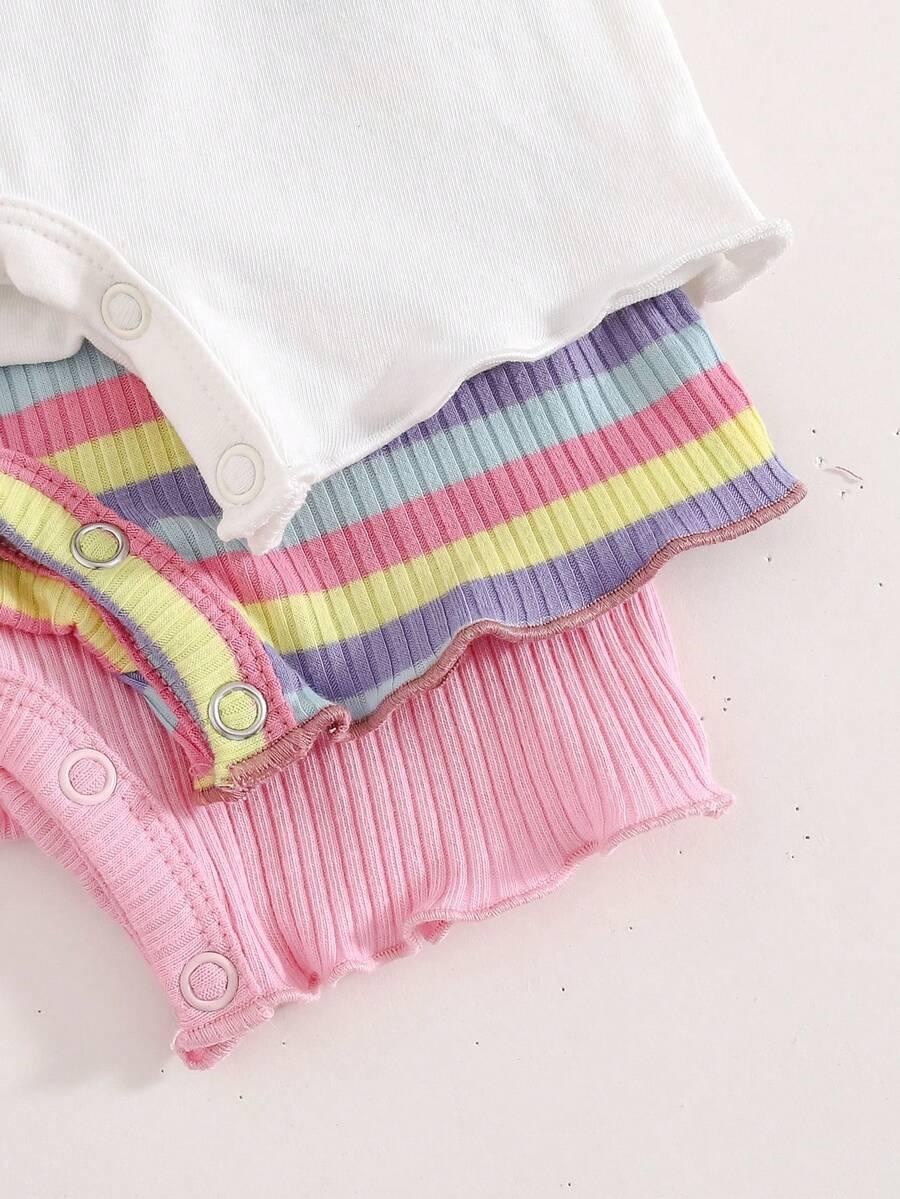 COZY PIXIES BODY KRÓTKI RĘKAW 3-PACK S09__50/56