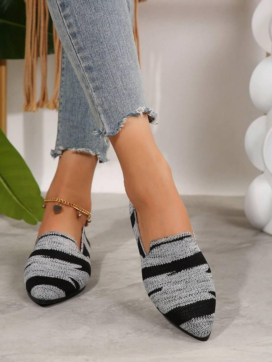 SHEIN BIAŁO-CZARNE PÓŁBUTY CASUAL S06__37,5