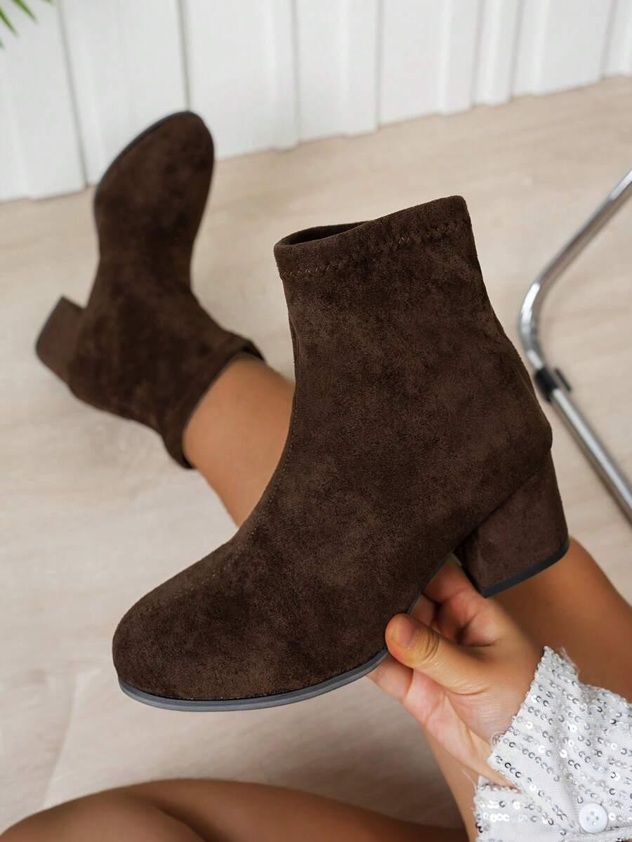 SHEIN BRĄZOWE BOTKI OBCAS W01__39