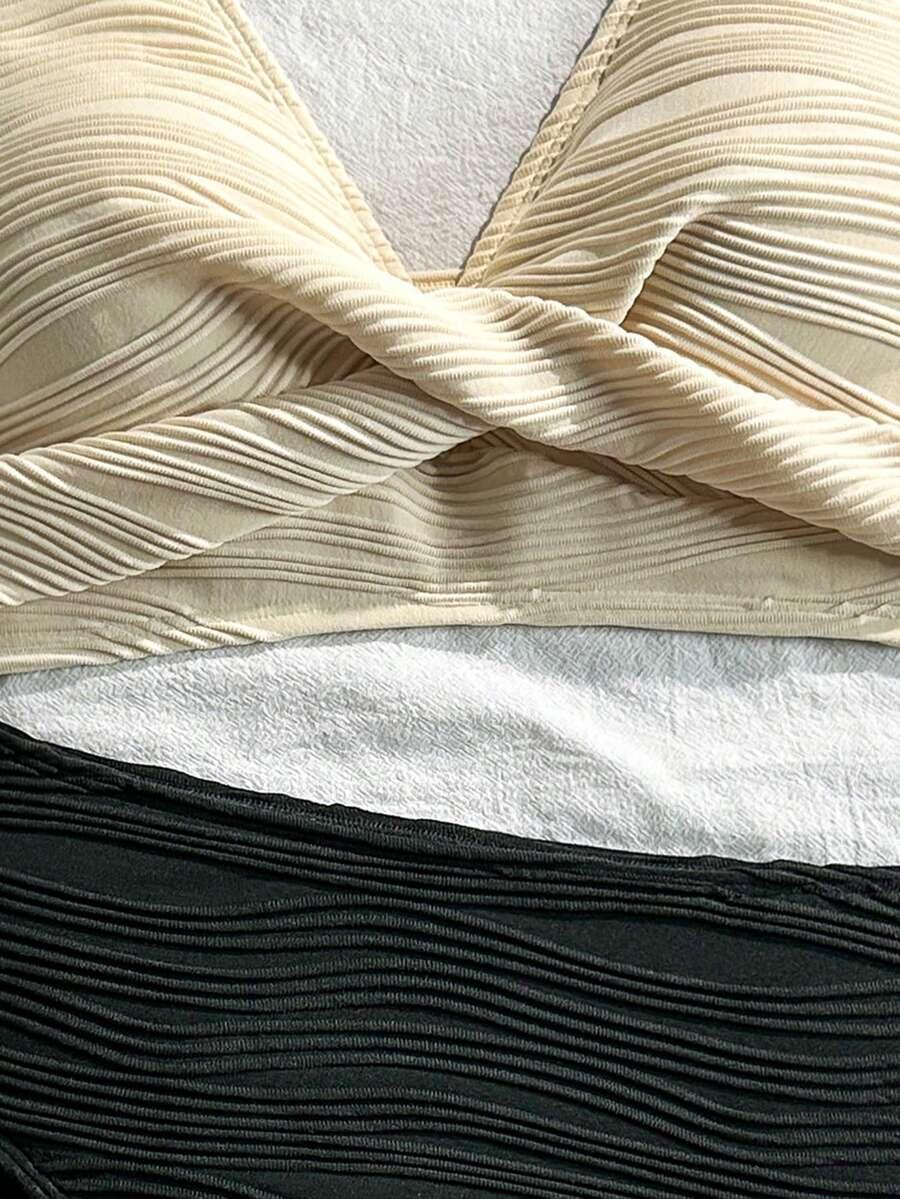 SHEIN DWUCZĘŚCIOWY STRÓJ KĄPIELOWY S09__M