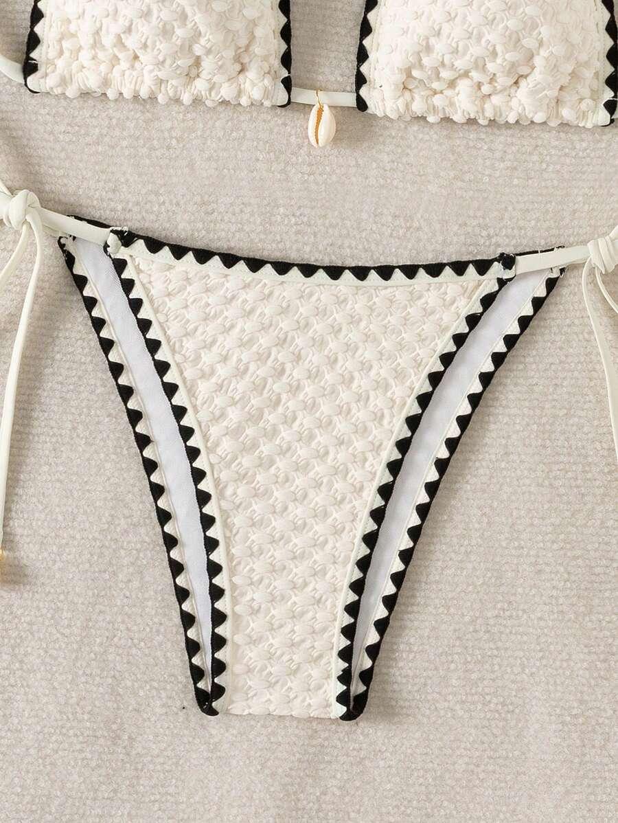 SHEIN DWUCZĘŚCIOWY STRÓJ KĄPIELOWY S09__S