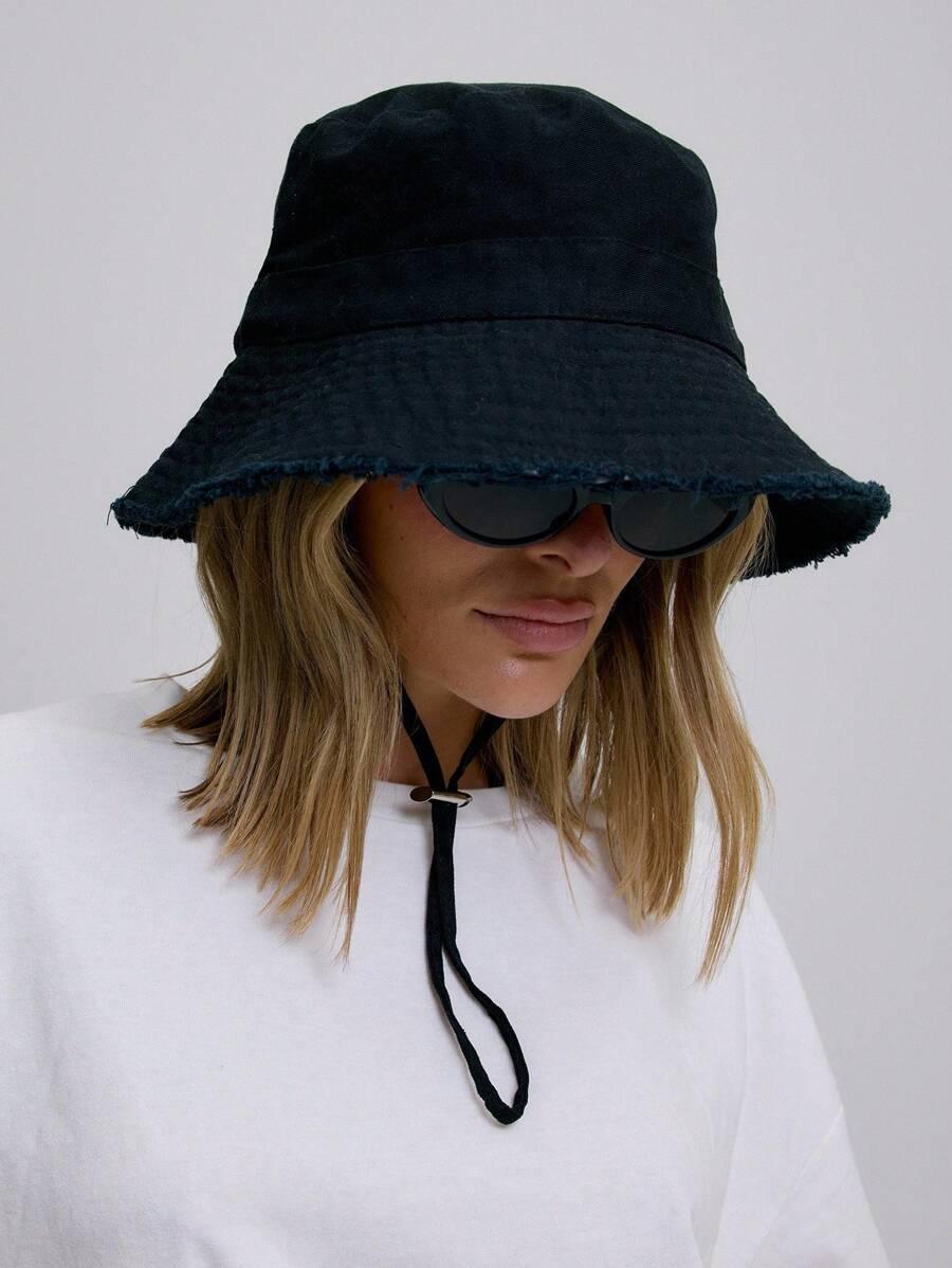 SHEIN CZARNY KAPELUSZ BUCKET S07__56-58