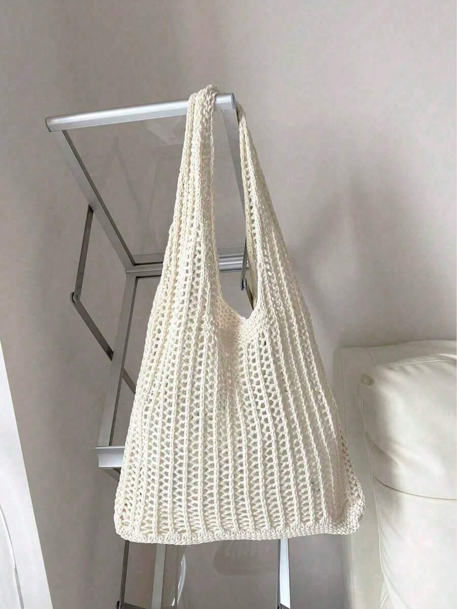 YOGODLNS BIAŁA TORBA NA RAMIĘ S07__35X29CM