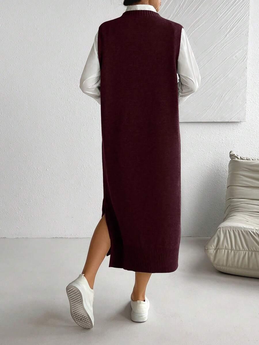 EMERY ROSE BORDOWA MIDI SUKIENKA S06__L