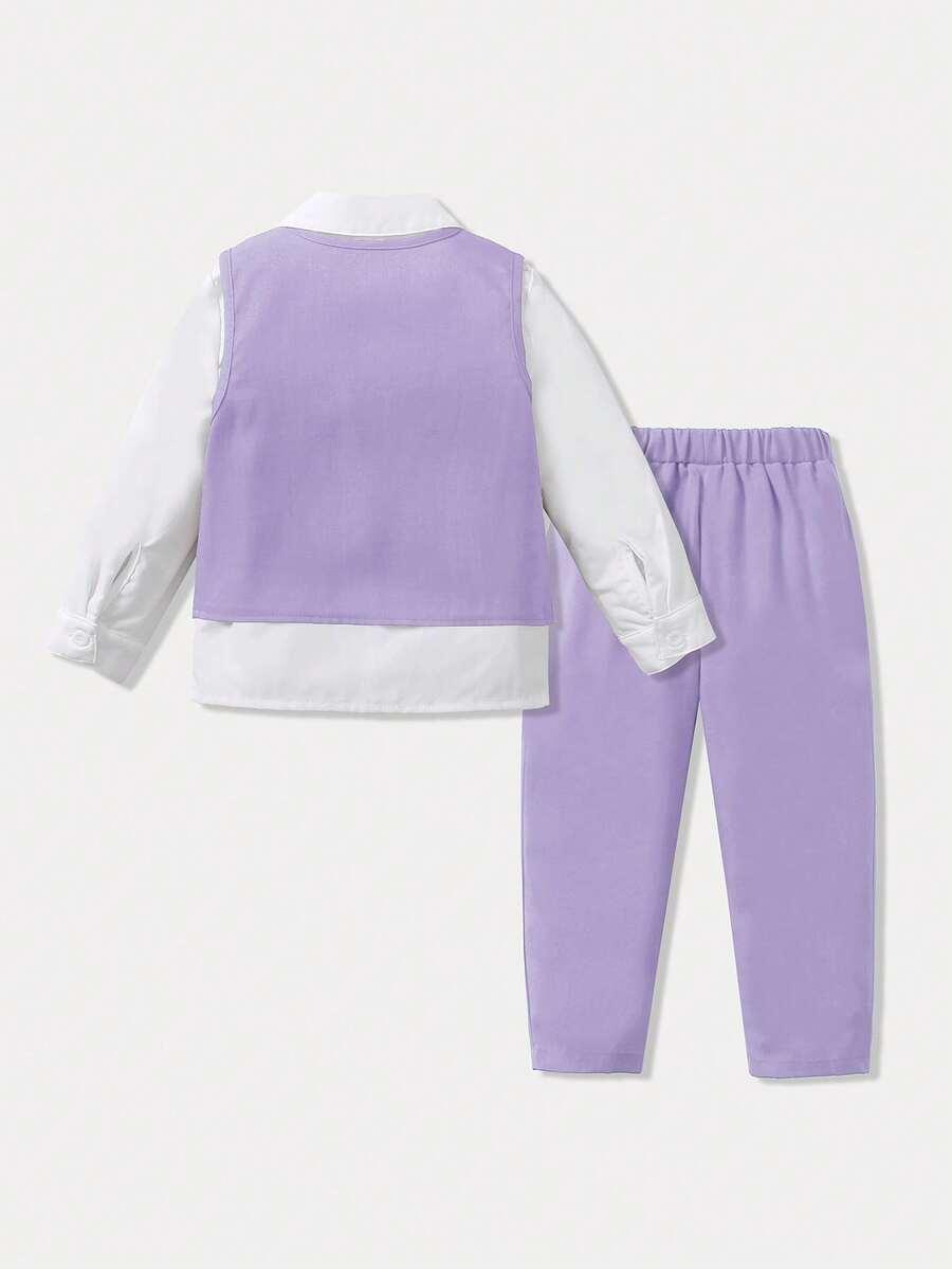 SHEIN FIOLETOWA KAMIZELKA GUZIKI S09__98/104