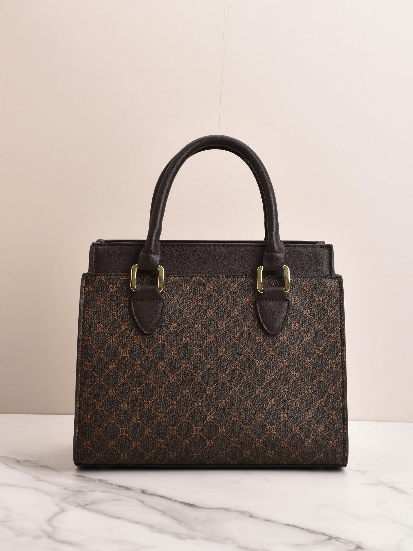 SHEIN BRĄZOWA TOREBKA PASEK S07__27X14X22CM