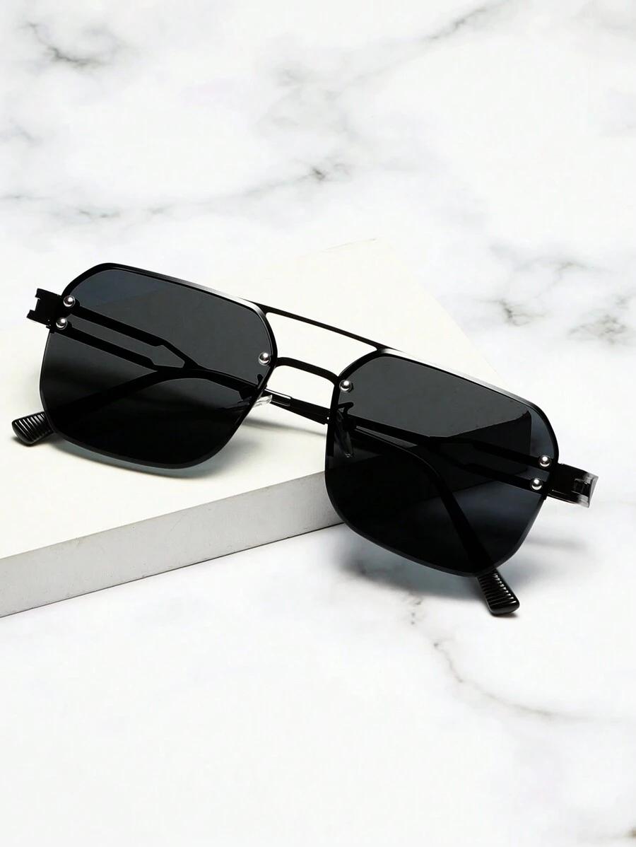 SHEIN CZARNE OKULARY PRZECIWSŁONECZNE S07