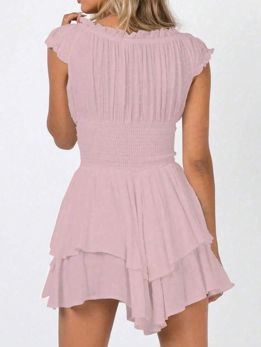 SHEIN RÓŻOWA MINI SUKIENKA