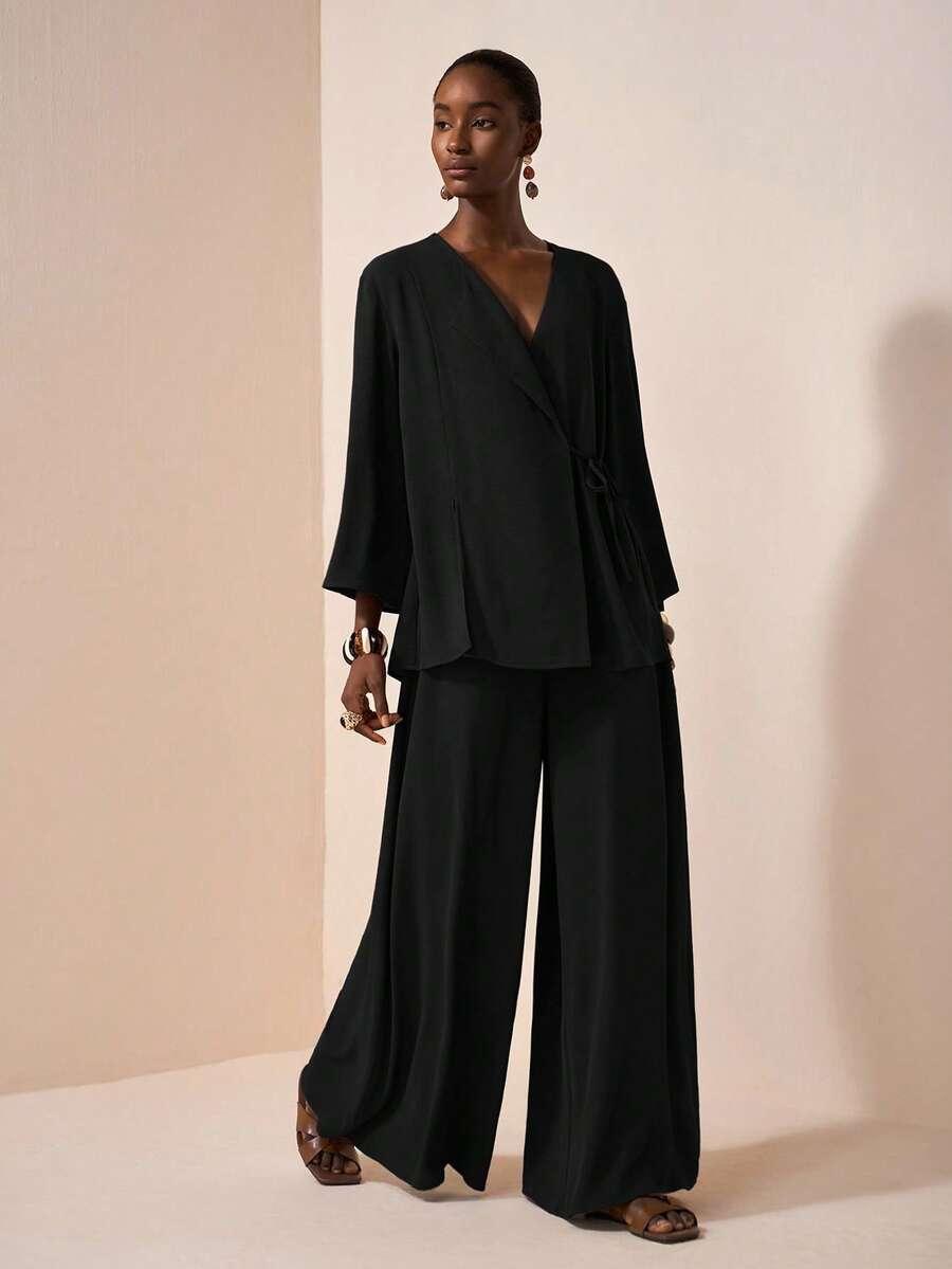 SHEIN BLUZKA SPODNIE KOMPLET S06__48