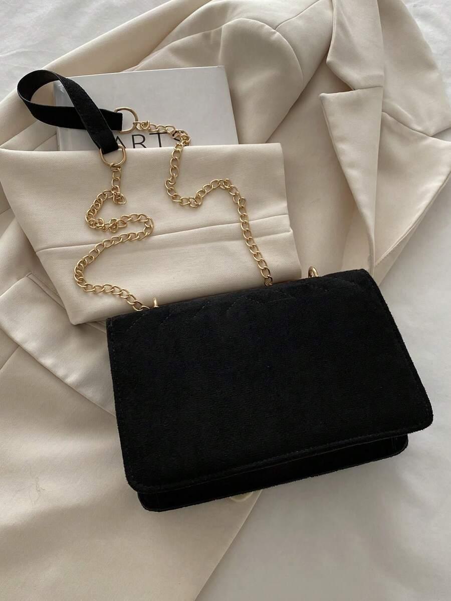 SHEIN CZARNA TOREBKA NA RAMIĘ S07__