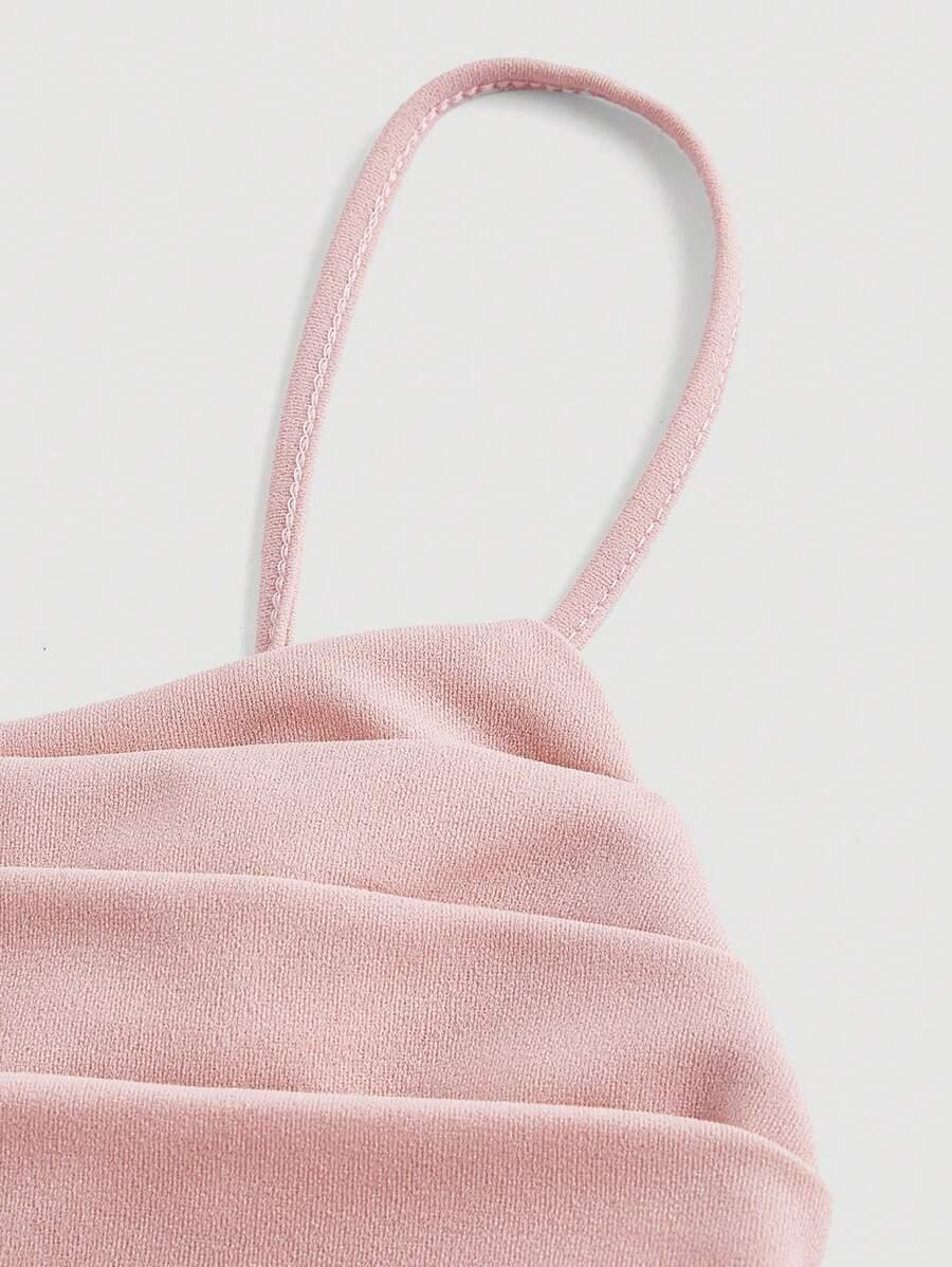 SHEIN RÓŻOWA MINI SUKIENKA S06__S
