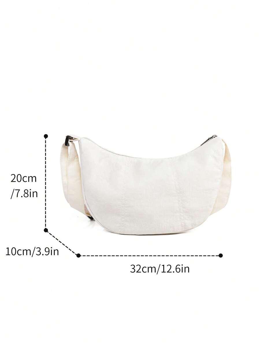SHEIN BIAŁA TORBA NA RAMIĘ S07__10X20X32CM