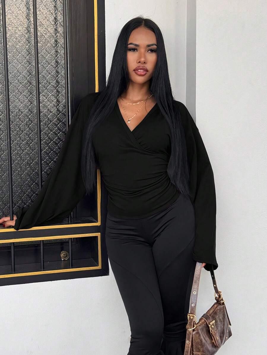 SHEIN BLUZKA DŁUGI RĘKAW S09__M