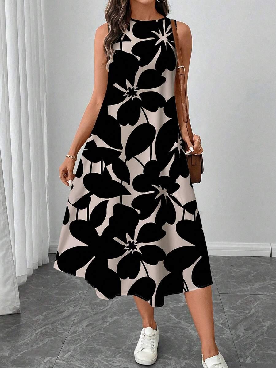 SHEIN SUKIENKA WZÓR KWIATY S06__S