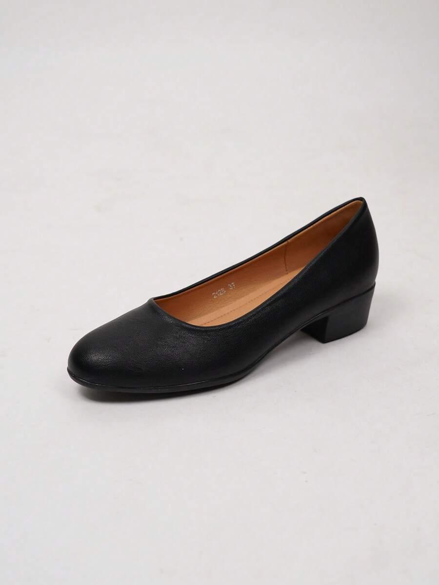 SHEIN CZARNE BALERINY IMITACJA SKÓRY S06__36,5