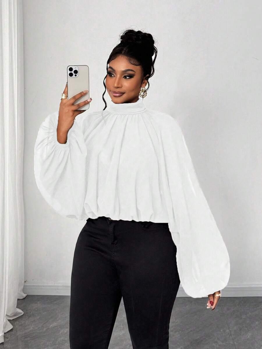 SHEIN BIAŁA BLUZKA MGIEŁKA S06__50
