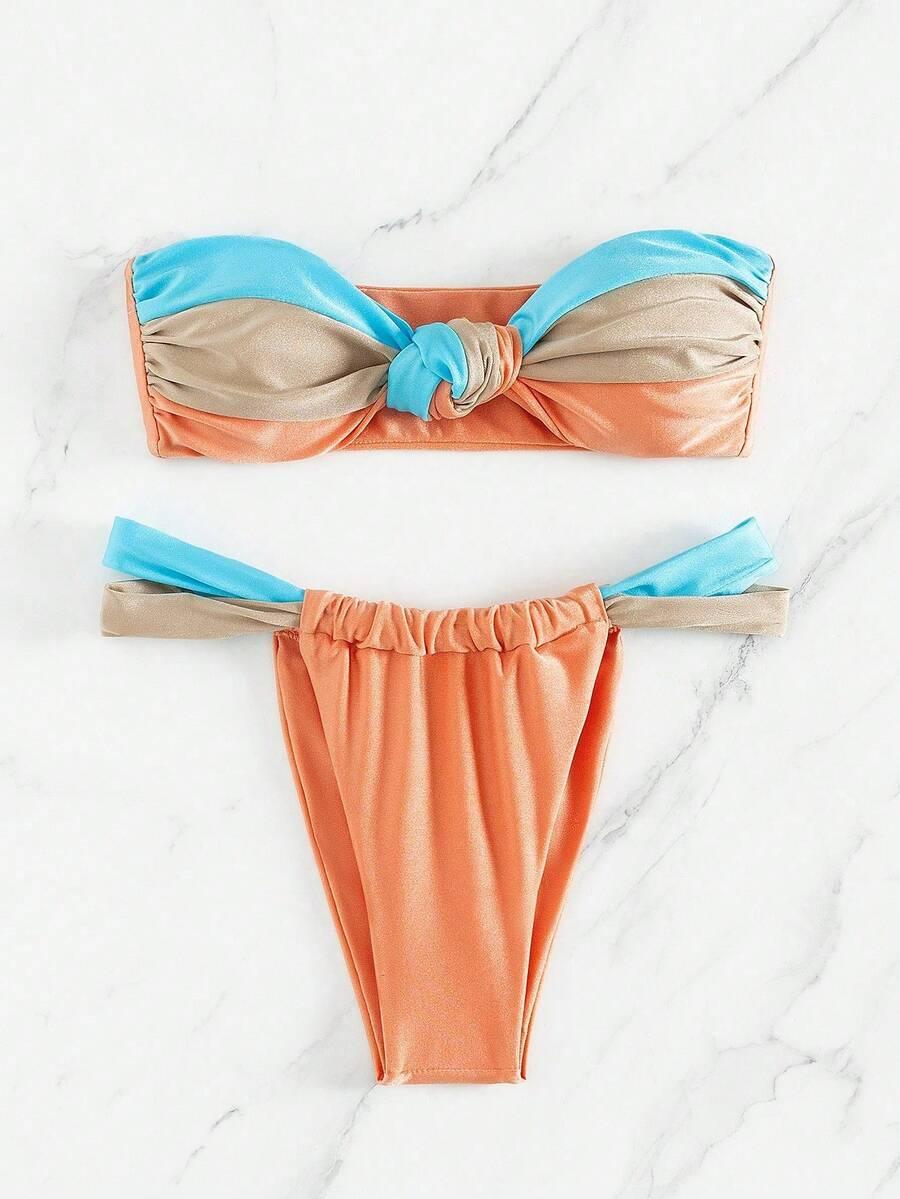 SHEIN DWUCZĘŚCIOWY STRÓJ KĄPIELOWY S09__S