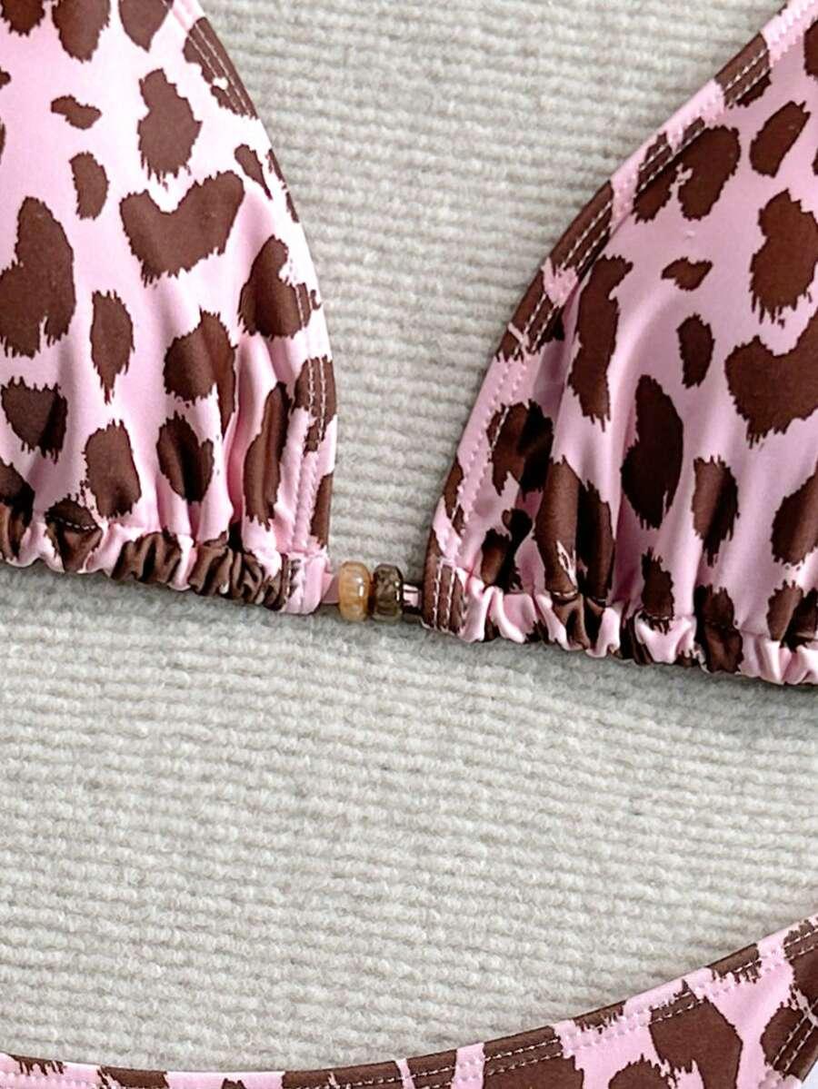 SOLEIA DWUCZĘŚCIOWY STRÓJ KĄPIELOWY ANIMAL PRINT S09__M