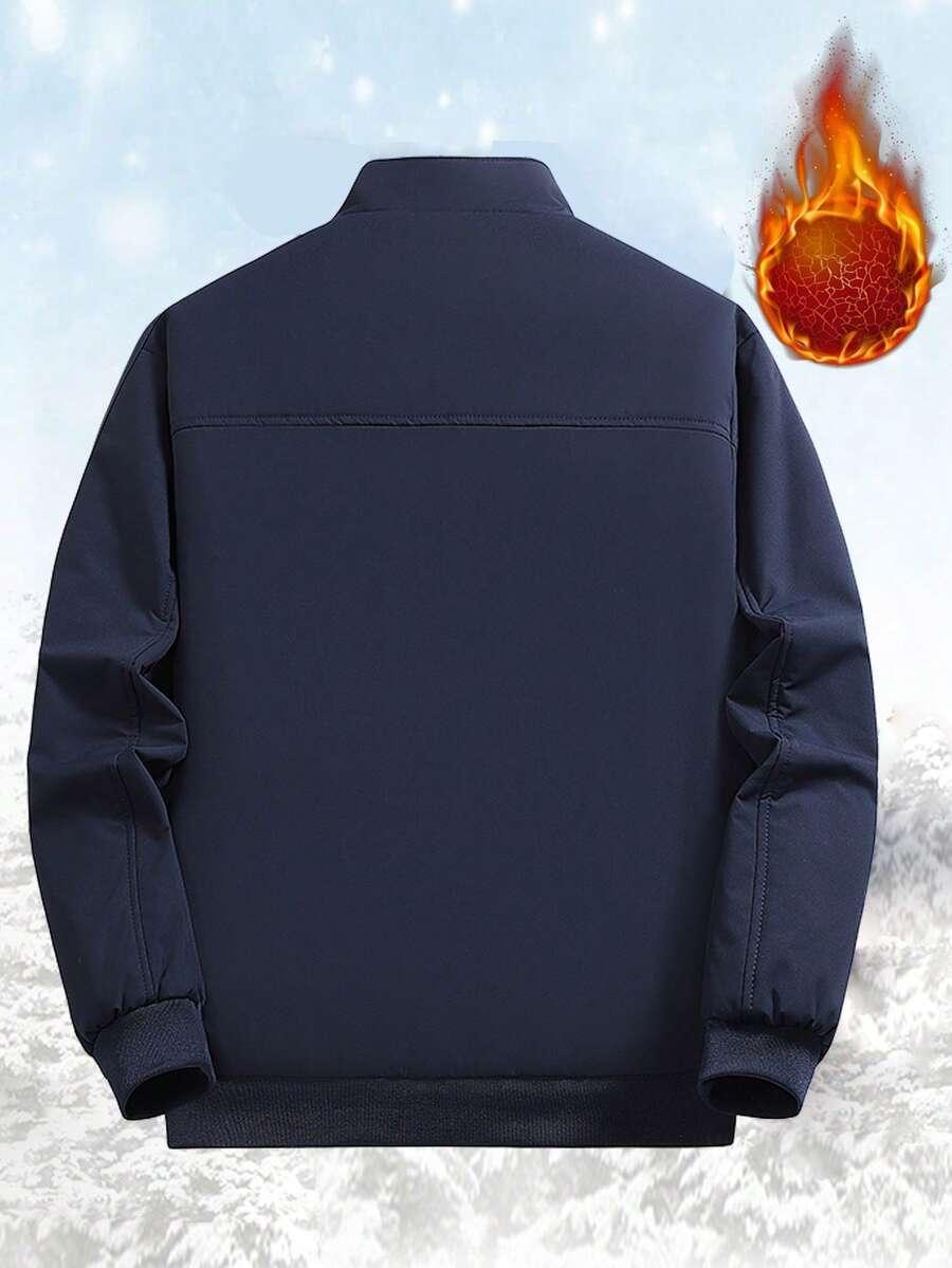 SHEIN GRANATOWA KURTKA ZAMEK W01__XL